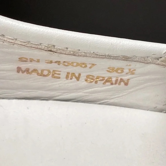 Saint Laurent White And Black Leopard Print Venice Slip-On Sneakers w/ Box - Picture 10 of 14